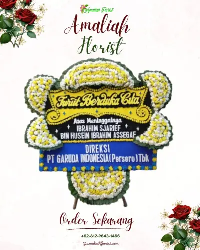 Papan Bunga Duka di Pacarkembang
